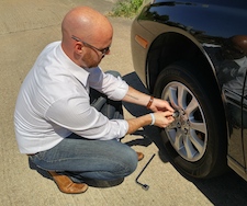 how to change a tire on a car