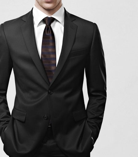 classic black suit | The Sharp Gentleman