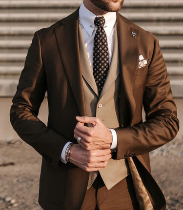 Stylish Brown Suit | The Sharp Gentleman