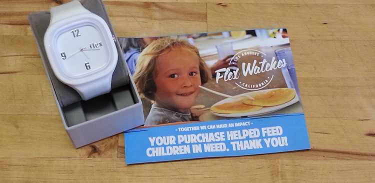 Flex Watches Making Time to Fight Hunger