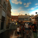 “Evening” in the Piazza – The Venetian