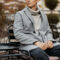 Man sitting in turtleneck sweater and jacket - summer to fall « The Sharp Gentleman